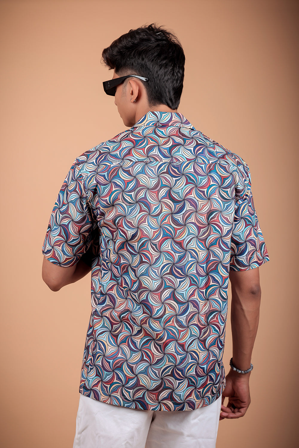 Multicolor Printed Half Sleeve Shirt