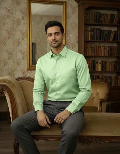 Pista Color Satin Cotton Shirt