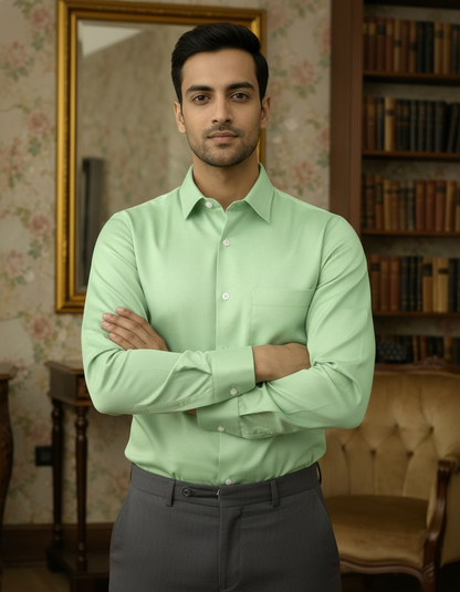 Pista Color Satin Cotton Shirt