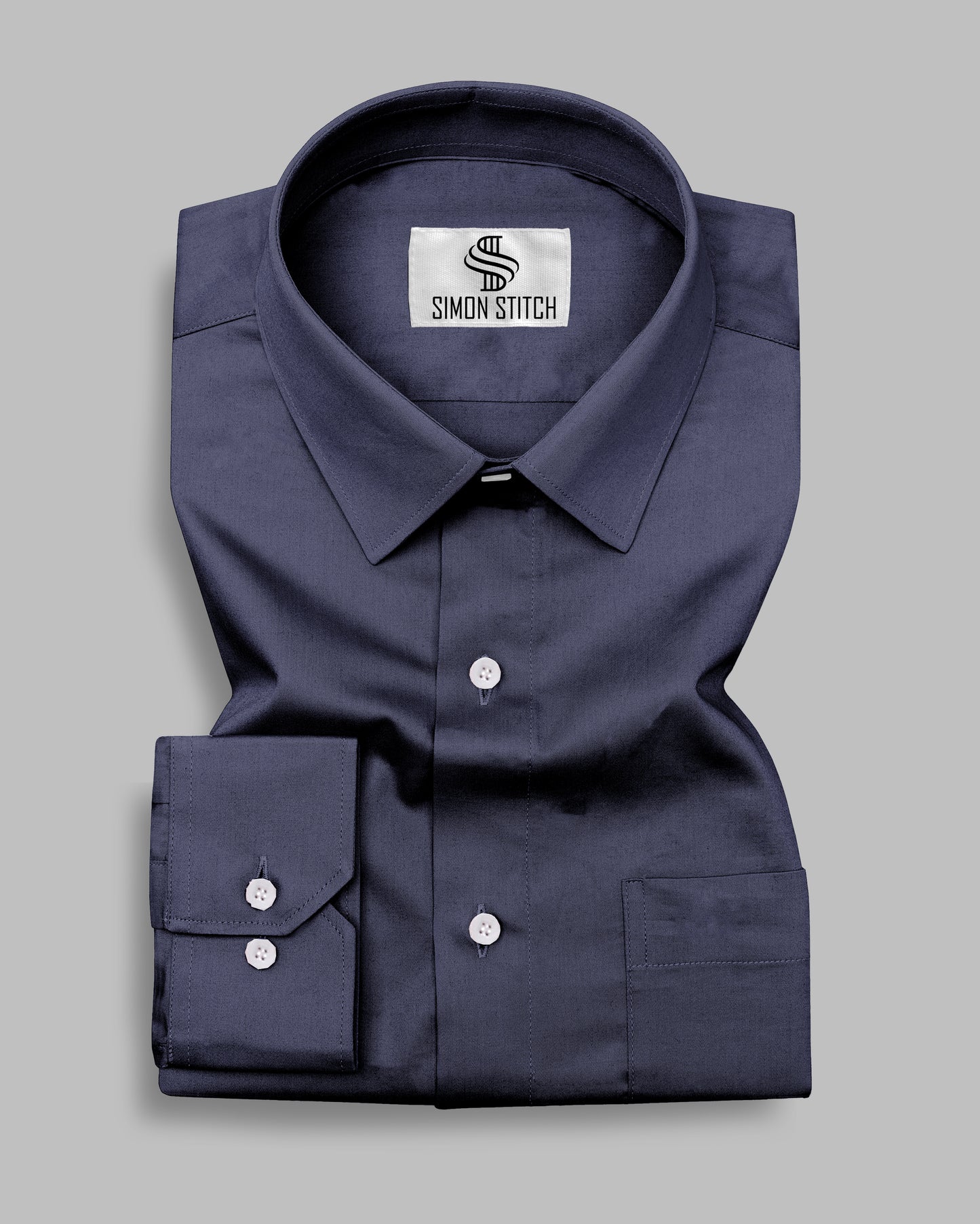Purple Color Satin Cotton Shirt