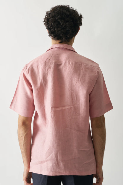 ISLAND ESCAPE - HAND EMBROIDERED PURE LINEN SHIRT